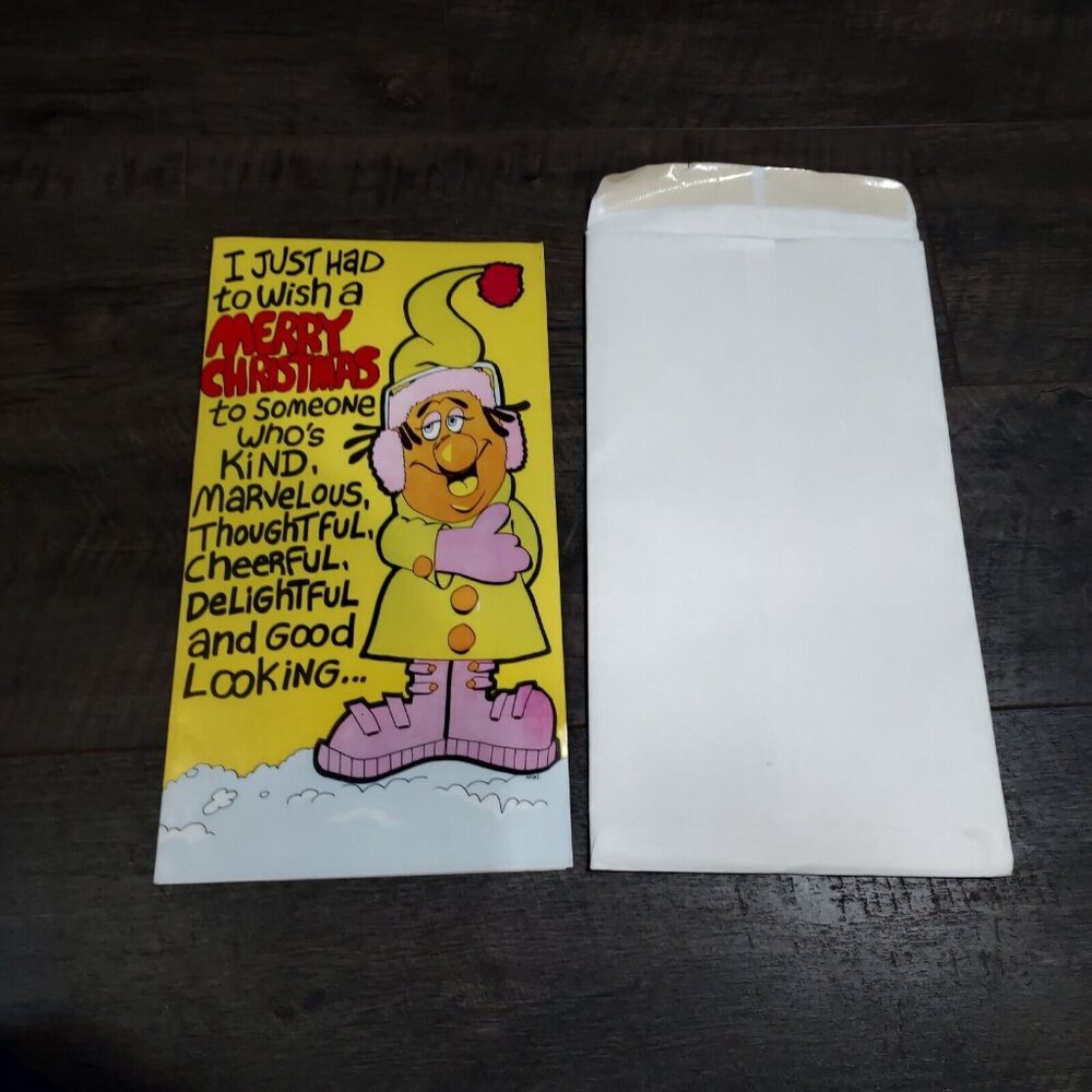 Christmass Card 15"x8" With Envelope- Happy Day Brand Made In USA. - Picture 2 of 6